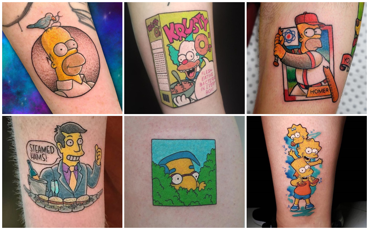 Top 100+ Tatuaje De Los Simpson - Abzlocal.mx